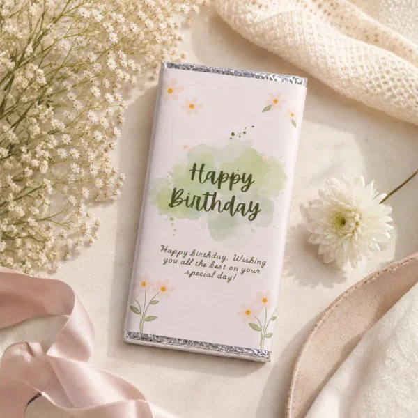 Happy Birthday Milk Chocolate Bar
