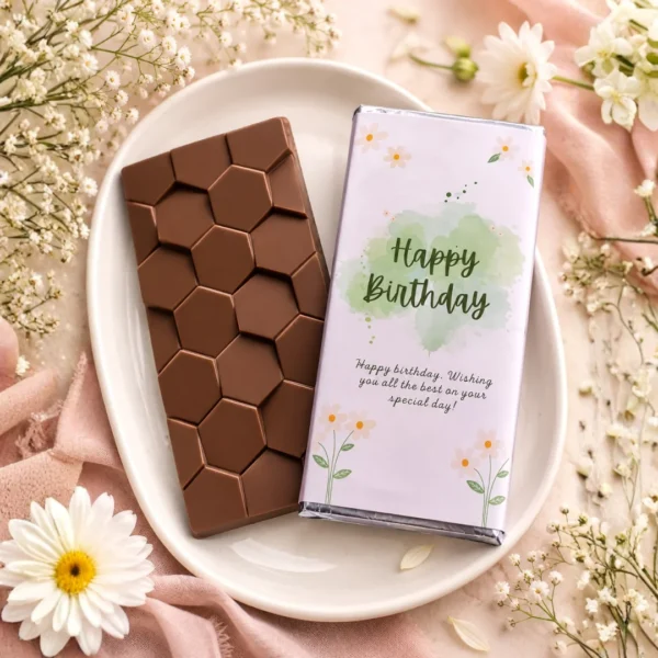 Happy Birthday Milk Chocolate Bar